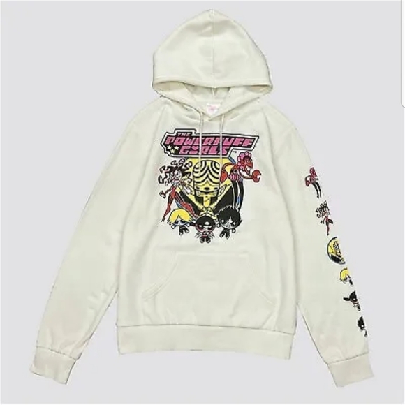 Men's The Powerpuff Girls Villain Graphic Pullover Sweatshirt - Off-Whit… - Picture 1 of 7